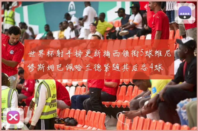 世界杯射手榜更新梅西领衔5球维尼修斯姆巴佩哈兰德紧随其后各4球